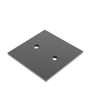 Aluminium Zaun Pfosten 80x80x1850 Bausatz Lamellen Sichtschutzzaun Set Anthrazit